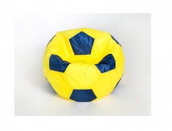 Кресло-мешок Мяч малый желто-синее в Каменске-Уральском - kamensk-uralskiy.mebel-74.com | фото