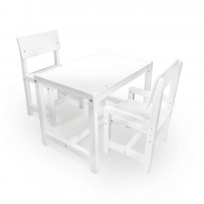 Детский растущий комплект стол и два стула  Я САМ "Лофт" (Белый, Белый) в Каменске-Уральском - kamensk-uralskiy.mebel-74.com | фото