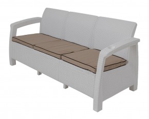 Диван Yalta Premium Sofa 3 Set (Ялта) белый (+подушки под спину) в Каменске-Уральском - kamensk-uralskiy.mebel-74.com | фото