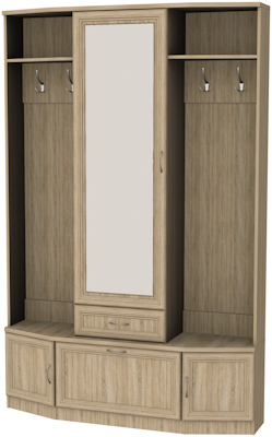 Шкаф для прихожей с зеркалом арт.600 в Каменске-Уральском - kamensk-uralskiy.mebel-74.com | фото