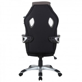 Кресло компьютерное BRABIX Techno GM-002 (ткань) черное/серое, вставки белые (531815) в Каменске-Уральском - kamensk-uralskiy.mebel-74.com | фото