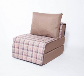 Кресло-кровать бескаркасное Харви (коричневый-квадро беж) в Каменске-Уральском - kamensk-uralskiy.mebel-74.com | фото