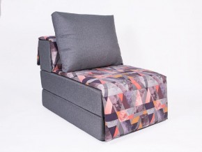 Кресло-кровать бескаркасное Харви (серый-сноу манго) в Каменске-Уральском - kamensk-uralskiy.mebel-74.com | фото