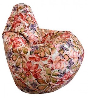 Кресло-мешок Цветы L в Каменске-Уральском - kamensk-uralskiy.mebel-74.com | фото