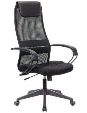 Кресло офисное BRABIX PREMIUM "Stalker EX-608 PL" (ткань-сетка/кожзам, черное) 532090 в Каменске-Уральском - kamensk-uralskiy.mebel-74.com | фото
