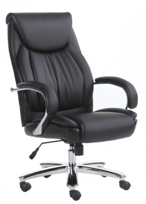 Кресло офисное BRABIX "Advance EX-575" (хром/экокожа/черное) 531825 в Каменске-Уральском - kamensk-uralskiy.mebel-74.com | фото