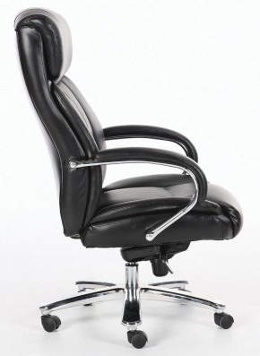 Кресло офисное BRABIX "Direct EX-580" (хром/рециклированная кожа/черное) 531824 в Каменске-Уральском - kamensk-uralskiy.mebel-74.com | фото