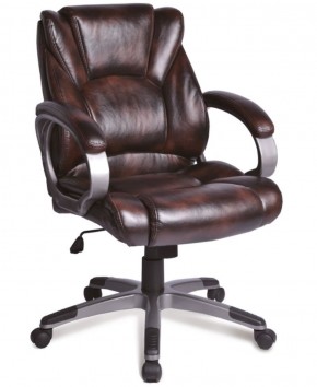 Кресло офисное BRABIX "Eldorado EX-504" (коричневое) 530875 в Каменске-Уральском - kamensk-uralskiy.mebel-74.com | фото