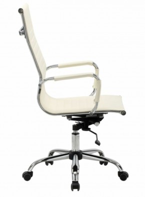 Кресло офисное BRABIX "Energy EX-509" (экокожа, хром, бежевое) 531166 в Каменске-Уральском - kamensk-uralskiy.mebel-74.com | фото