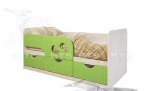 Кровать детская Минима Лего 1.86 (крем/дуб атланта) в Каменске-Уральском - kamensk-uralskiy.mebel-74.com | фото