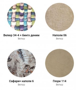 Кровать Эко 1400 (ткань 1 кат) в Каменске-Уральском - kamensk-uralskiy.mebel-74.com | фото