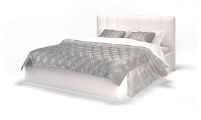 Кровать Элен 1600 + основание с ПМ (Vega white) белый в Каменске-Уральском - kamensk-uralskiy.mebel-74.com | фото