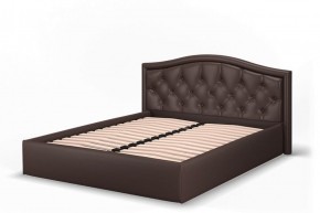 Кровать Стелла 1200 + Основание (Лесмо brown) коричневый в Каменске-Уральском - kamensk-uralskiy.mebel-74.com | фото