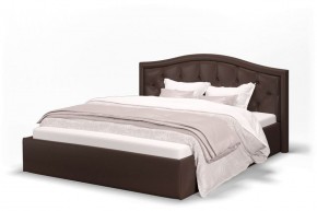 Кровать Стелла 1400*2000 + ПМ (Лесмо brown) коричневый в Каменске-Уральском - kamensk-uralskiy.mebel-74.com | фото