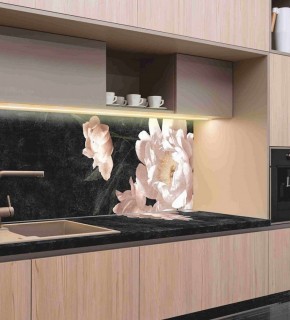Кухонный фартук со столешницей (А-05) в едином стиле (3050 мм) в Каменске-Уральском - kamensk-uralskiy.mebel-74.com | фото