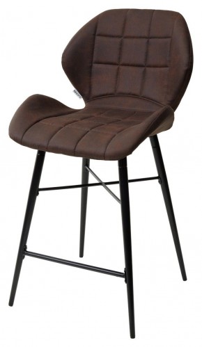 Полубарный стул MARCEL COWBOY-#800 темно-коричневый (H=65cm), ткань микрофибра М-City в Каменске-Уральском - kamensk-uralskiy.mebel-74.com | фото