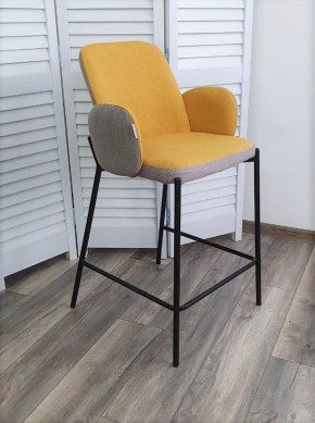 Полубарный стул NYX (H=65cm) VF106 желтый / VF120 серый М-City в Каменске-Уральском - kamensk-uralskiy.mebel-74.com | фото