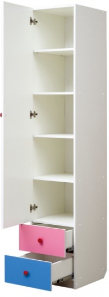 Шкаф 1-но дверный с ящиками и фотопечатью Совята 1.1 (400) в Каменске-Уральском - kamensk-uralskiy.mebel-74.com | фото