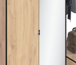 Шкаф 2х дверный с зеркалом Лофт СБ-3111 (Дуб Минерва) в Каменске-Уральском - kamensk-uralskiy.mebel-74.com | фото