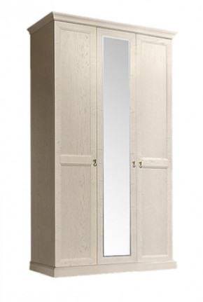 Шкаф 3-х дверный (с зеркалом) для платья и белья Венеция дуб седан (ВНШ1/3) в Каменске-Уральском - kamensk-uralskiy.mebel-74.com | фото