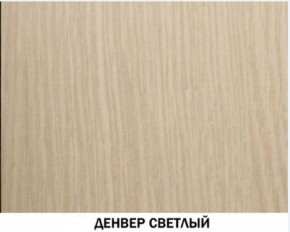 Шкаф для одежды №609 "Инна" Денвер светлый (*без полок) в Каменске-Уральском - kamensk-uralskiy.mebel-74.com | фото