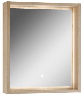 Шкаф-зеркало Nice 60 с подсветкой Домино (DN4706HZ) в Каменске-Уральском - kamensk-uralskiy.mebel-74.com | фото