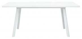 Стол ФИН 140 Белый, стекло/ Белый каркас М-City в Каменске-Уральском - kamensk-uralskiy.mebel-74.com | фото