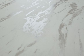 Стол RIETI 200 KL-99 Белый мрамор матовый, итальянская керамика / черный каркас, ®DISAUR в Каменске-Уральском - kamensk-uralskiy.mebel-74.com | фото