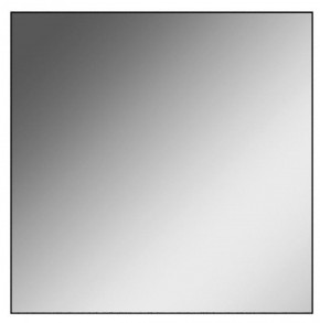 Зеркало Corsica 500х500 black без подсветки Sansa (SB1063Z) в Каменске-Уральском - kamensk-uralskiy.mebel-74.com | фото