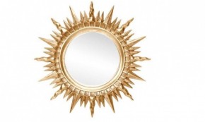 Зеркало круглое золото (1810(1) в Каменске-Уральском - kamensk-uralskiy.mebel-74.com | фото